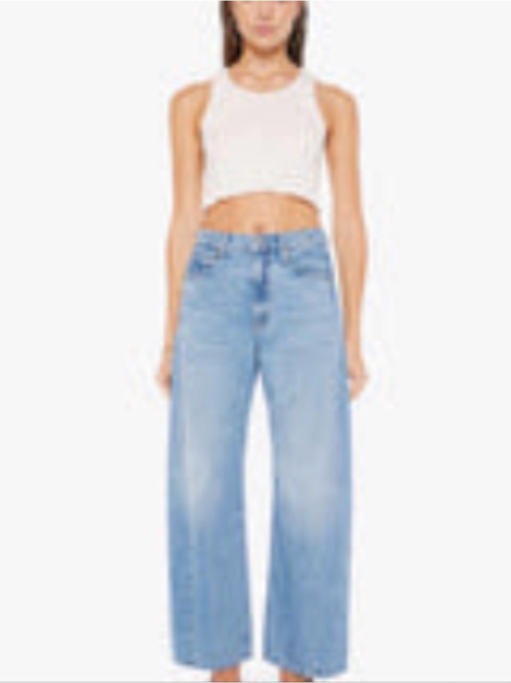Material Girl Light Blue Wide-Leg Jeans